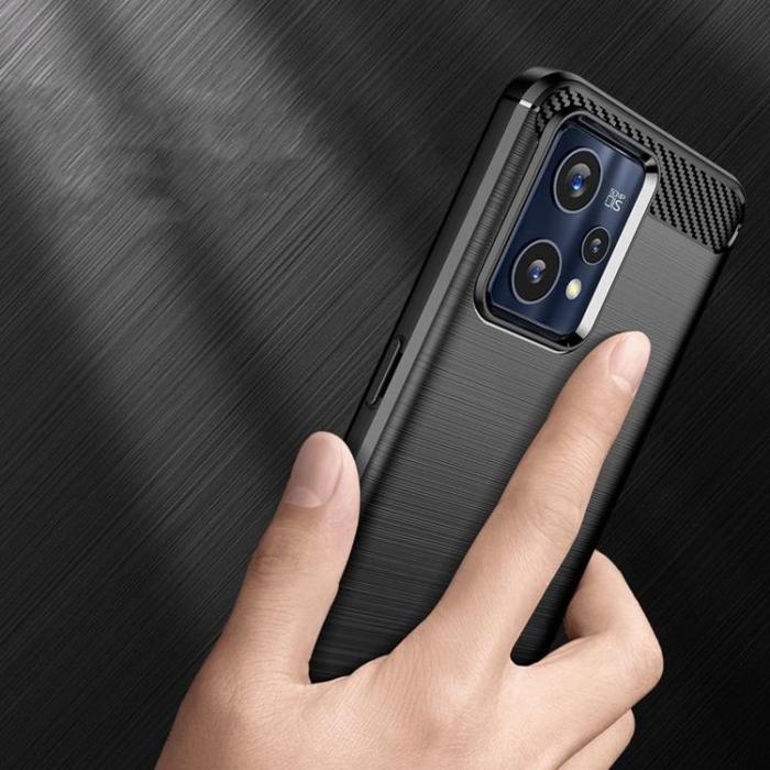 UTGATT1 - Carbon TPU Skal Realme 9 Pro / OnePlus Nord CE 2 Lite - Svart