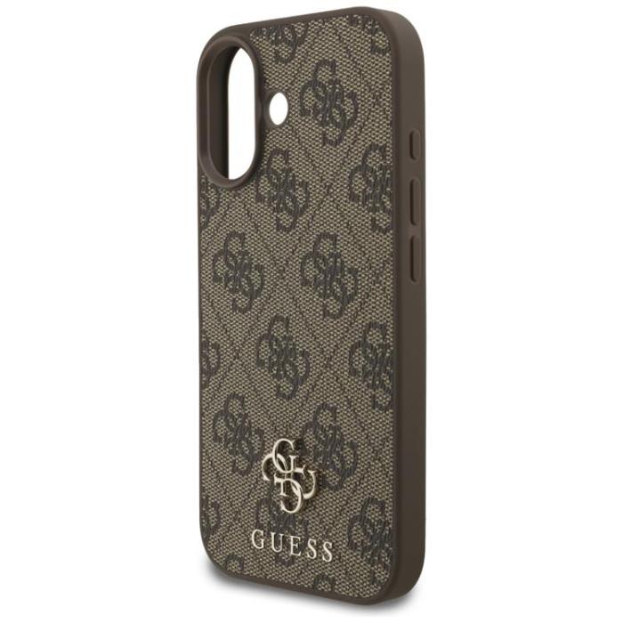Guess - Guess iPhone 17 Mobilskal MagSafe 4G Small Classic Logo - Brun