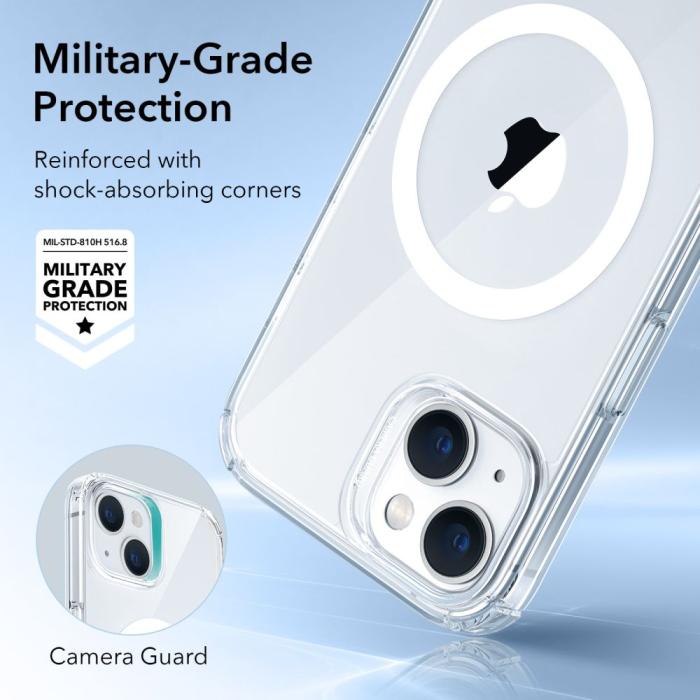 ESR - ESR iPhone 14 Plus Magsafe Skal Krystec Halolock - Clear