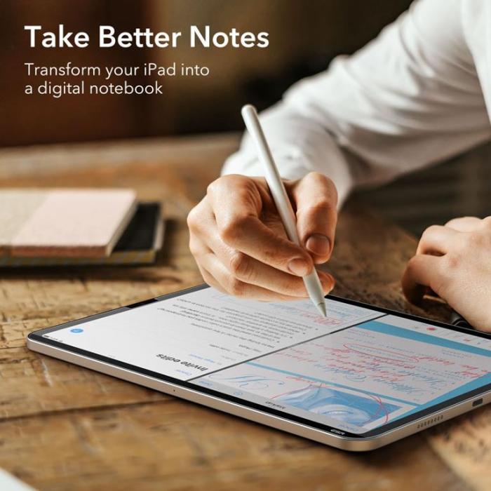 UTGATT1 - ESR iPad Pro 12.9 (2022/2021/2020) Skärmskydd Magnetisk Paper Feel - Clear