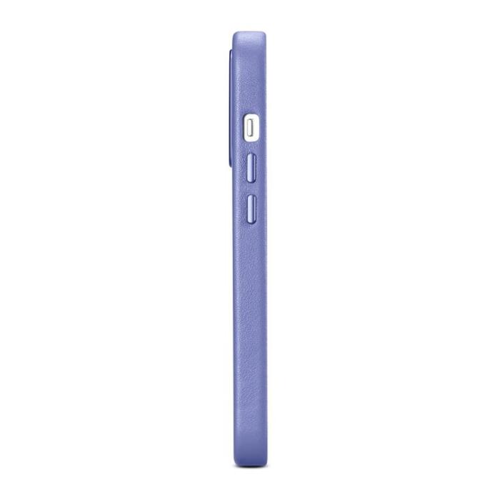 ICARER - iCarer iPhone 14 Pro Max Skal Magsafe Äkta Läder - Ljuslila