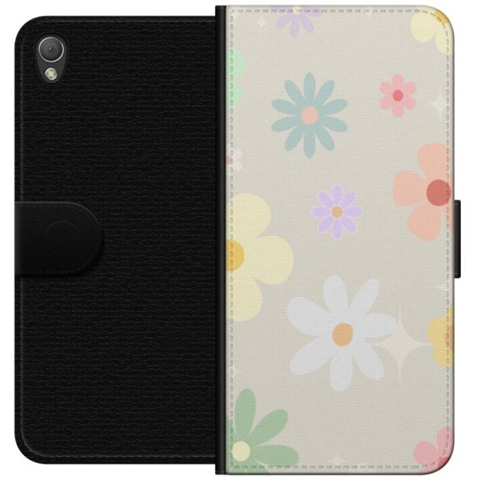 iSecrets - Plånboksfodral till Sony Xperia Z3 med fejdande blommor