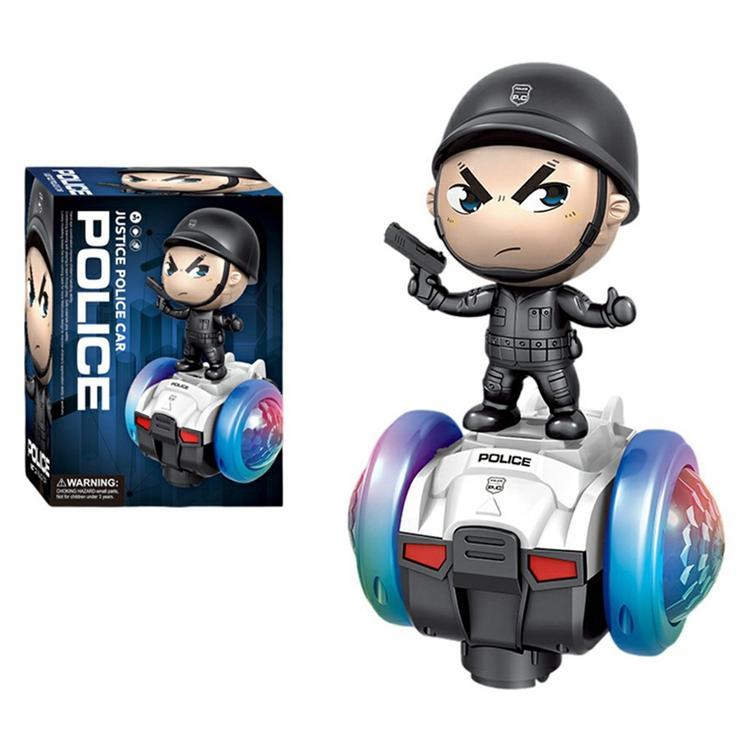 Avtagbar Polisfigur Balansbilleksak med Musik Ljus för Barn (Ålder 3+) (R02) | 264 | AlltMobil