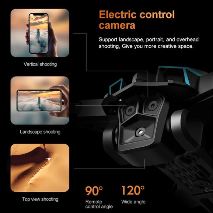 OEM - Drönare med Skärmkontroll HD-Kamera Borstlös Optisk Flödeshöjd