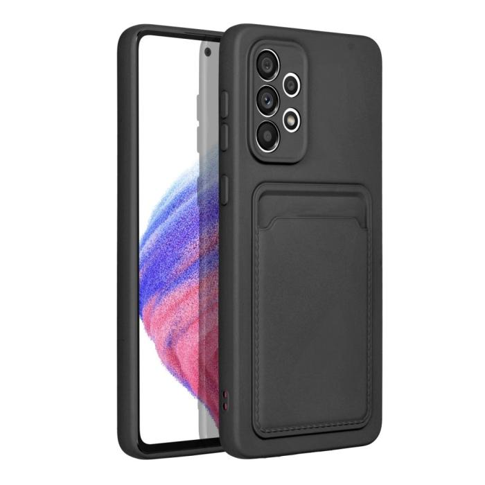 Forcell - Galaxy A33 5G Skal Forcell Korthållare Mjukplast - Svart