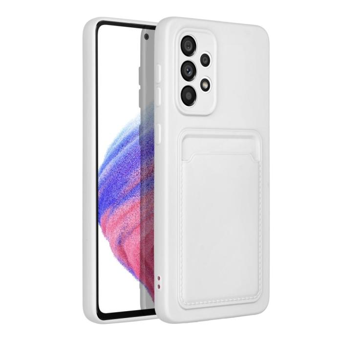 Forcell - Galaxy A33 5G Skal Forcell Korthållare Mjukplast Vit