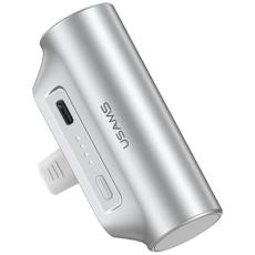 USAMS - USAMS Mini Tail Plug Bärbar Powerbank 3000mAh USB-C PB79