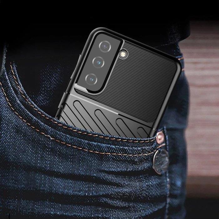 OEM - Galaxy S23 Skal Thunder Armor Silicone - Blå