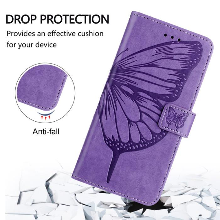 OEM - Samsung Galaxy S26 Ultra Plånboksfodral Konstläder Med Handledsrem - Lila