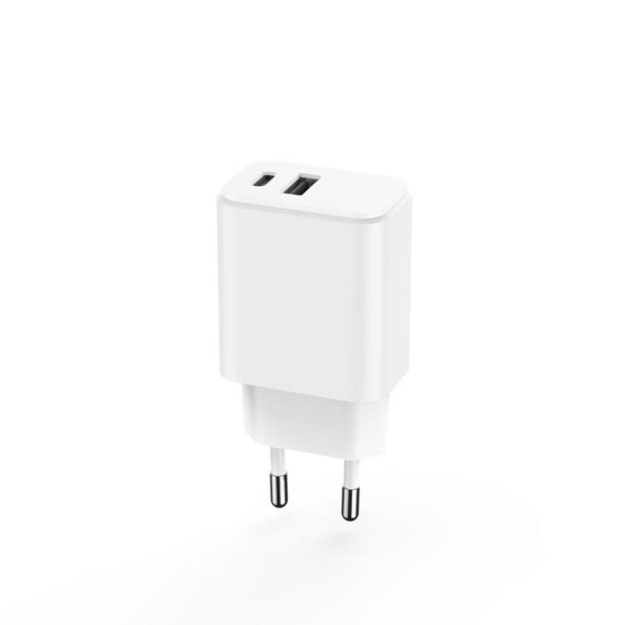 Setty - Setty Snabbladdare USB Till USB-C 20W 3A - Vit