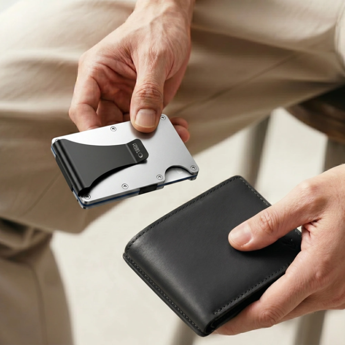 Tech-Protect - Tech-Protect Korthållare Thorn RFID - Steel Silver
