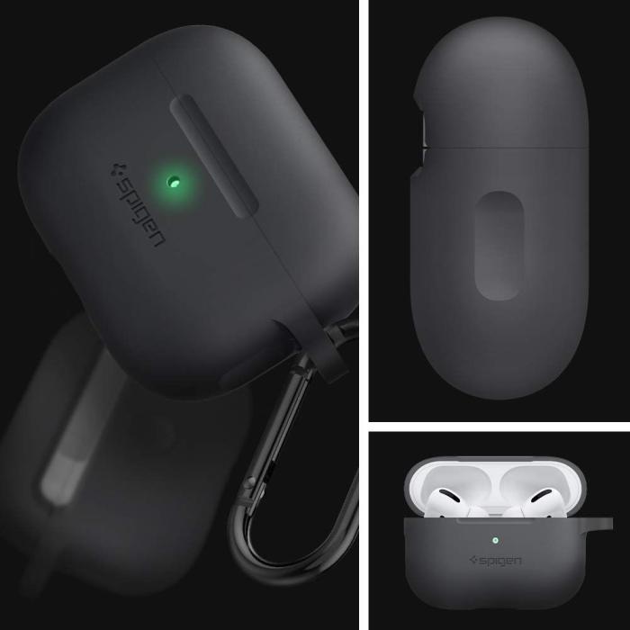 UTGATT1 - SPIGEN Silicone Fit Airpods Pro 1/2 - Svart
