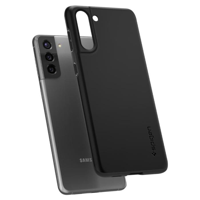 UTGATT1 - SPIGEN Thin Fit Skal Galaxy S21+Plus Svart