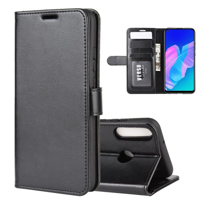 Mofi - Plånboksfodral Huawei P40 Lite E - Svart