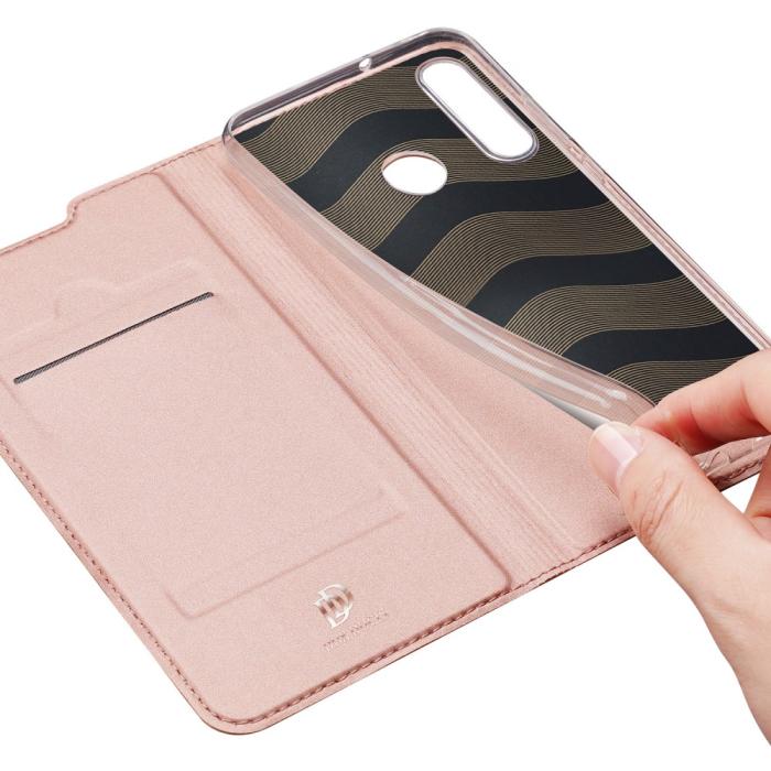 Dux Ducis - Dux Ducis Skin Series Plånboksfodral Huawei P40 Lite E - Rose Gold
