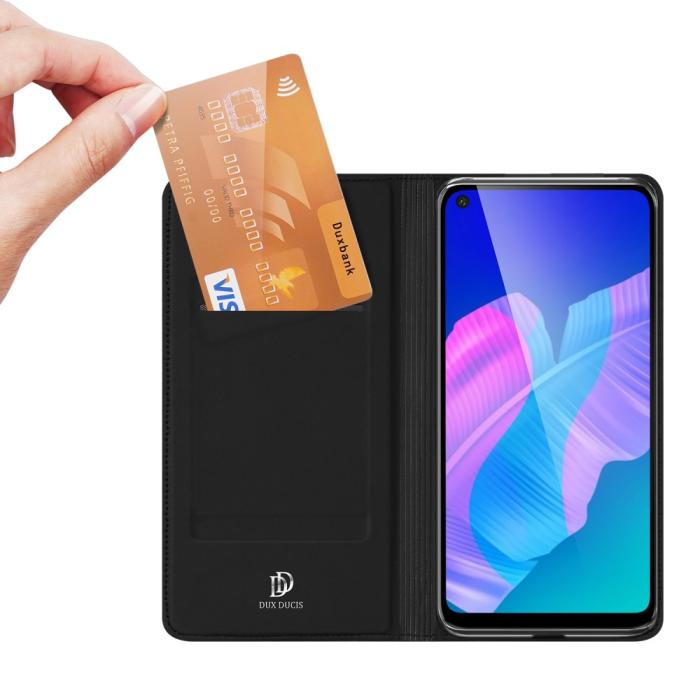 Dux Ducis - Dux Ducis Skin Series Plånboksfodral Huawei P40 Lite E - Svart