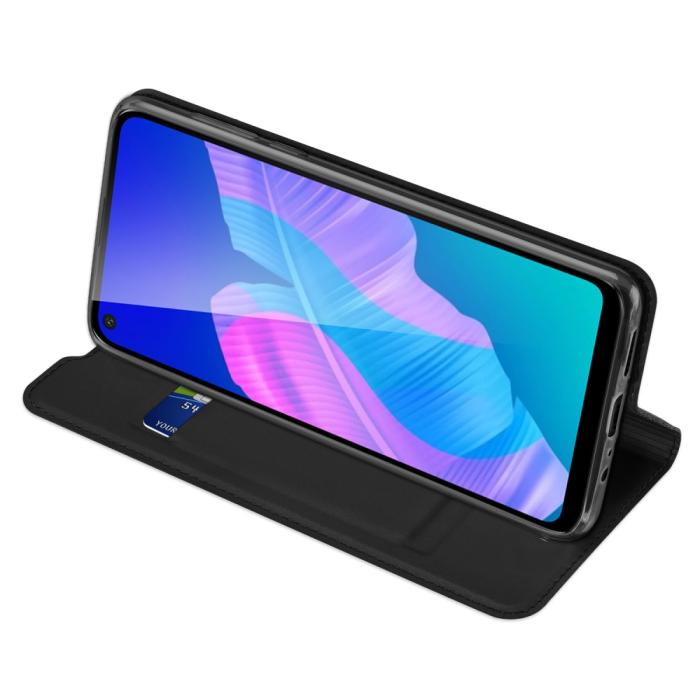 Dux Ducis - Dux Ducis Skin Series Plånboksfodral Huawei P40 Lite E - Svart