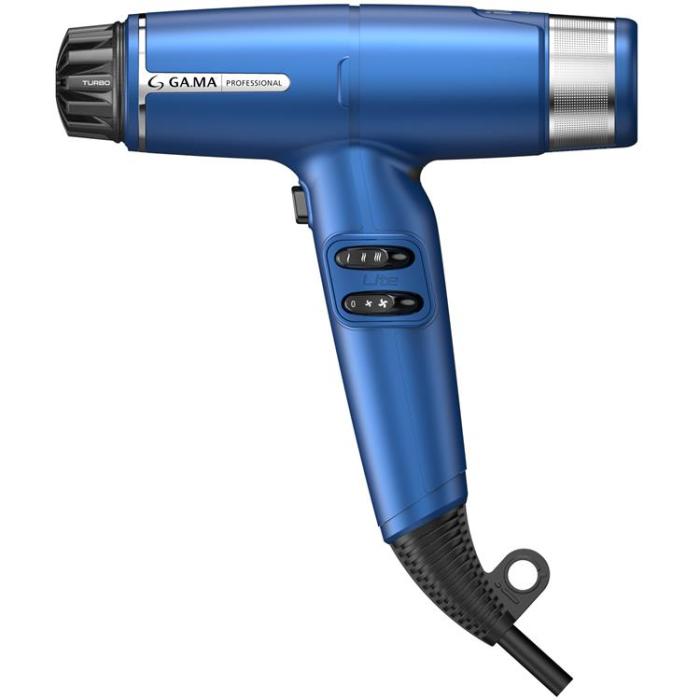 Ga.Ma - GA.MA Hårfön IQ Lite Blå 110. 000rpm 294gr