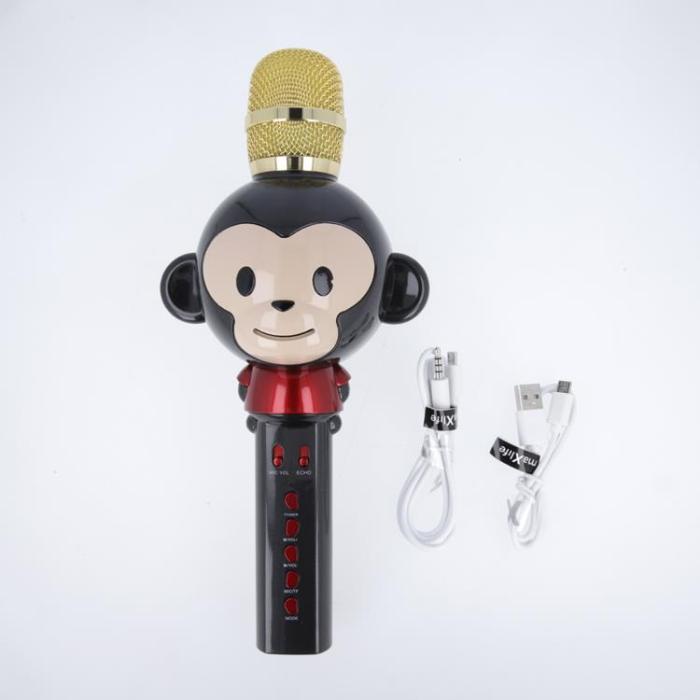 Maxlife - Maxlife Bluetooth-Mikrofon med Högtalare Djur MX-100 - Svart