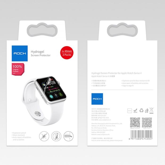 UTGATT5 - ROCK Skärmskydd Hydrogel Apple Watch 4/5 (44Mm)