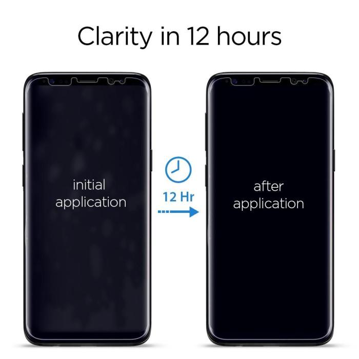 UTGATT5 - SPIGEN Skärmskydd Neo Flex Case Friendly Galaxy S9