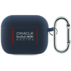 Red Bull - Red Bull Skal F&ouml;r AirPods Pro 3 Silikon Logo & Lines - Marinbl&aring;