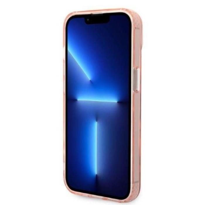 KARL LAGERFELD - Karl Lagerfeld iPhone 14 Plus Skal Magsafe Iconic Karl & Choupette - Rosa