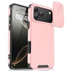 A-One Brand - iPhone 17 Pro Mobilskal Slide Kamera - Rosa