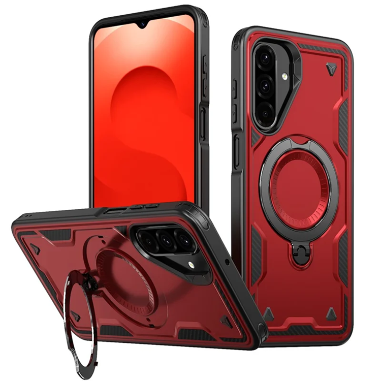 Mobilskal till Galaxy A17 5G Magsafe Kickstand (Röd) | 2353 | AlltMobil