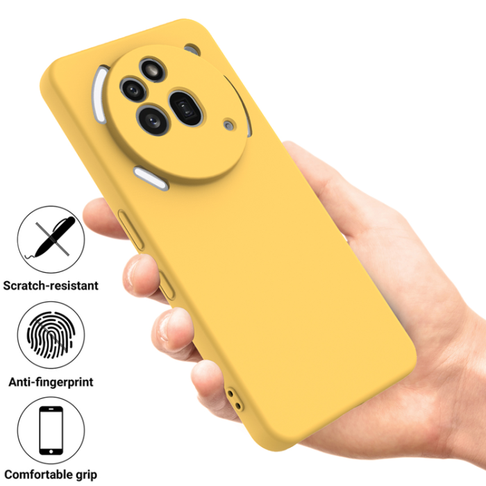 A-One Brand - Nothing Phone (3a) Pro Mobilskal Liquid Silikon med Handrem