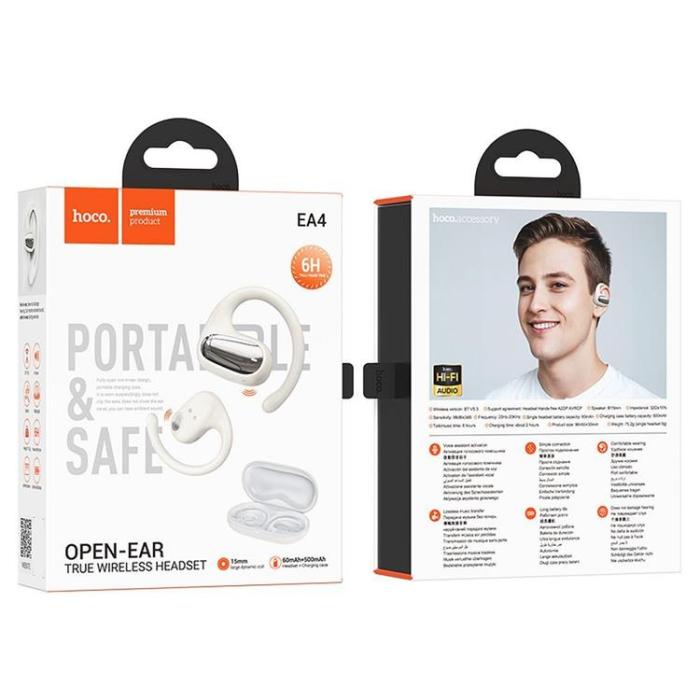 Hoco - Hoco TWS In-Ear Hörlurar Bluetooth EA4 - Vit