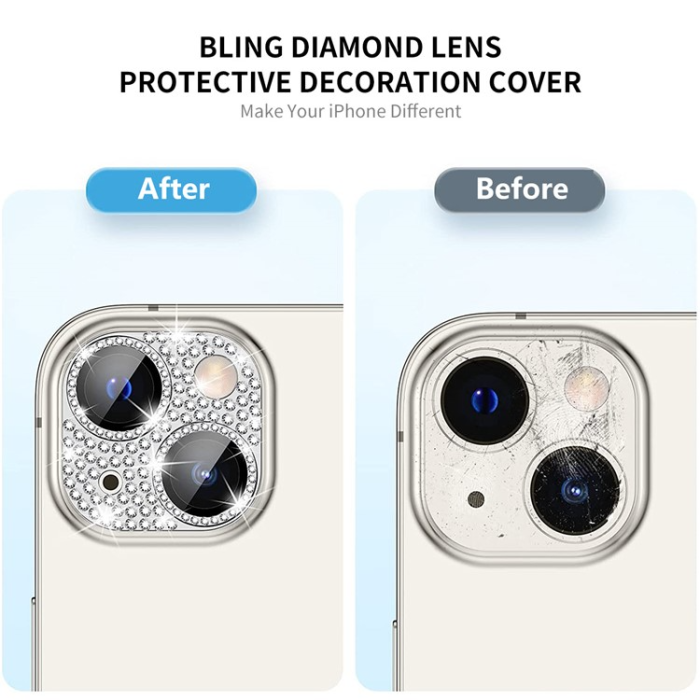 HAT PRINCE - Enkay iPhone 14/iPhone 14 Plus Kameralinsskydd i Härdat glas