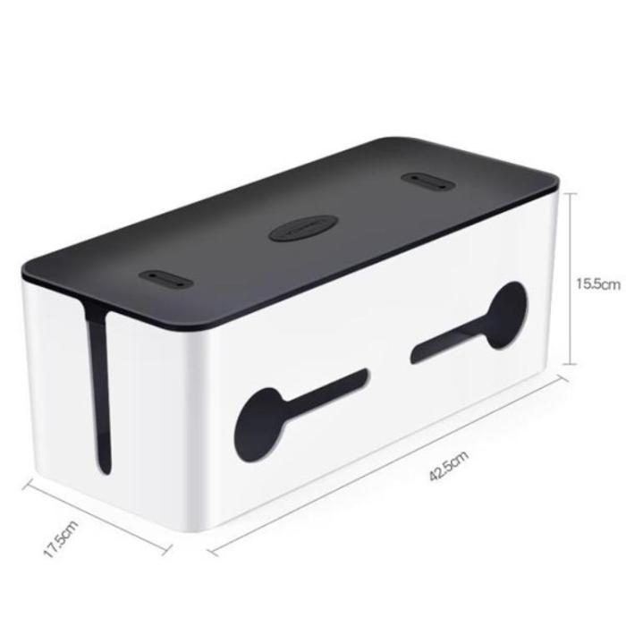 Ugreen - Ugreen Kabel Organizer Box - Svart/Vit