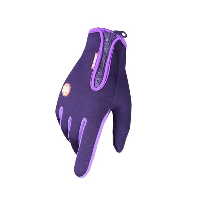A-One Brand - Vattenavvisande Touchvantar / Handskar - Medium - Lila