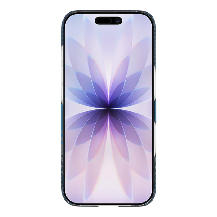 A-One Brand - iPhone 17 Mobilskal MagSafe Aramid Fiber Gradient - Blå