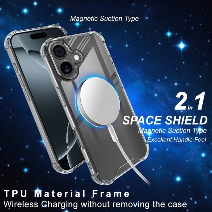 Imak - IMAK iPhone 17 Mobilskal MagSafe Shockproof - Clear