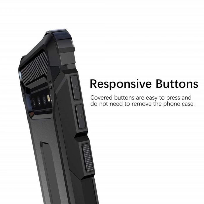 UTGATT1 - ARMOR Skal till Samsung Galaxy S10 Svart