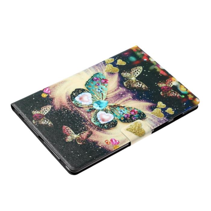 UTGATT1 - iPad 10.2 (2021/2020/2019) / Air 3 10.5 (2019) Fodral - Butterflies