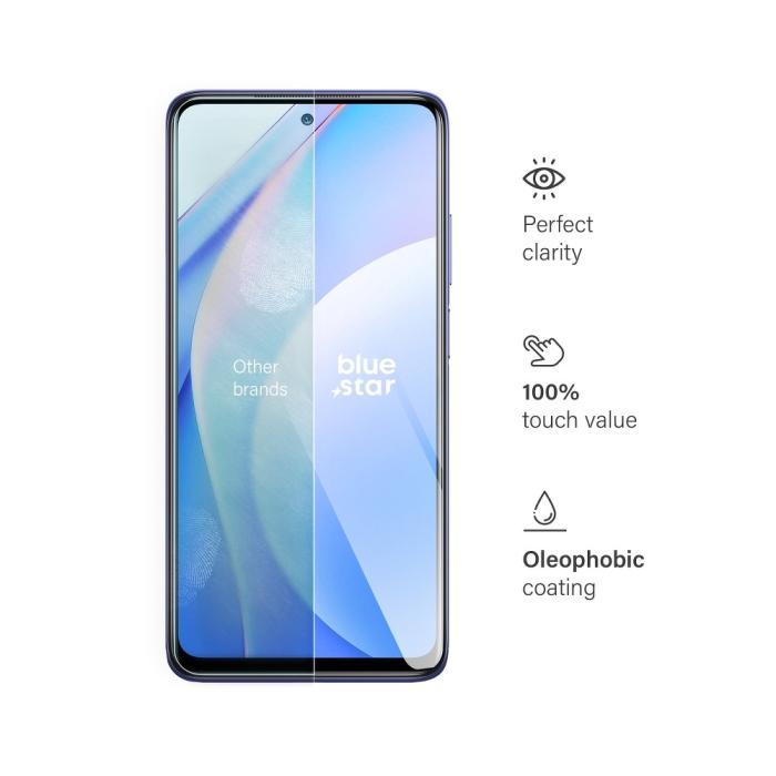 Blue Star - Blue Star Härdat Glas Skärmskydd till Xiaomi Mi 10T Lite