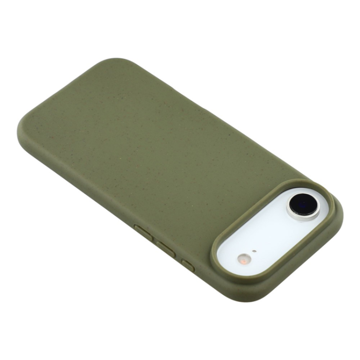 A-One Brand - iPhone Air Mobiskal Biodegradable Wheat Straw+TPU - Svartgrön