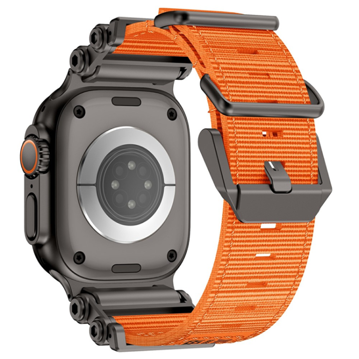 A-One Brand - Apple Watch 42/44/45/46/49mm Armband Nylon - Orange