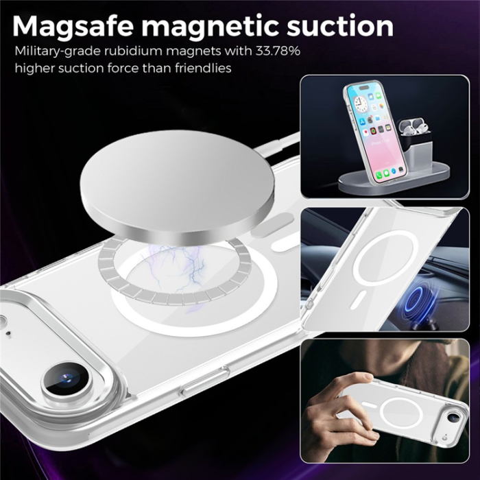 A-One Brand - iPhone Air Mobilskal MagSafe TPU+PC - Transparent