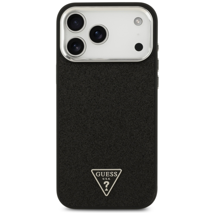 Celly - Guess iPhone 18 Pro Max/17 Pro Max Mobilskal MagSafe Glitter Triangle Logo