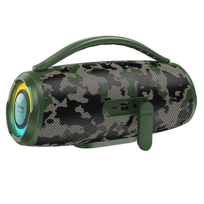Hoco - Hoco Bluetooth-Högtalare HA4 Mini - Kamouflage Grön