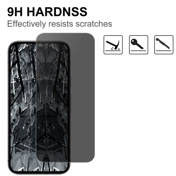 A-One Brand - Google Pixel 10 Pro XL Härdat Glas Skärmskydd Arc Edge - Svart