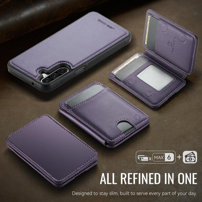 OEM - JEEHOOD Samsung Galaxy A26 5G Mobilskal KonstLäder - Lila