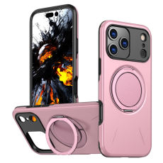 A-One Brand - iPhone 17 Pro Mobilskal MagSafe Rotating Kickstand - Rosa
