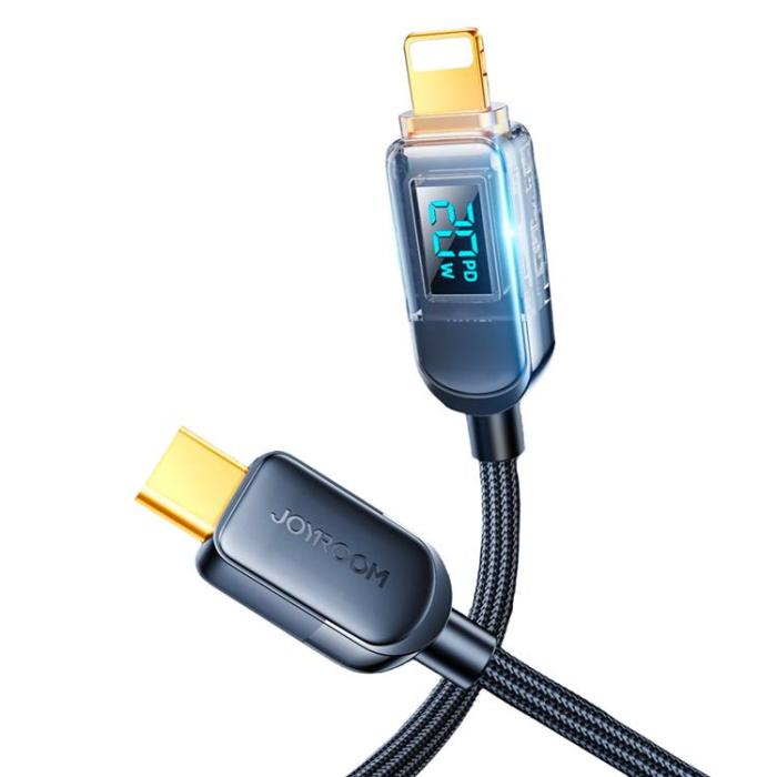 Joyroom - Joyroom USB-C till Lightning kabel 20W Power Display 1.2m