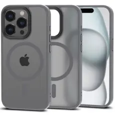 Tech-Protect - Tech-Protect iPhone 15 Pro Mobilskal Magsafe Magmat - Titanium