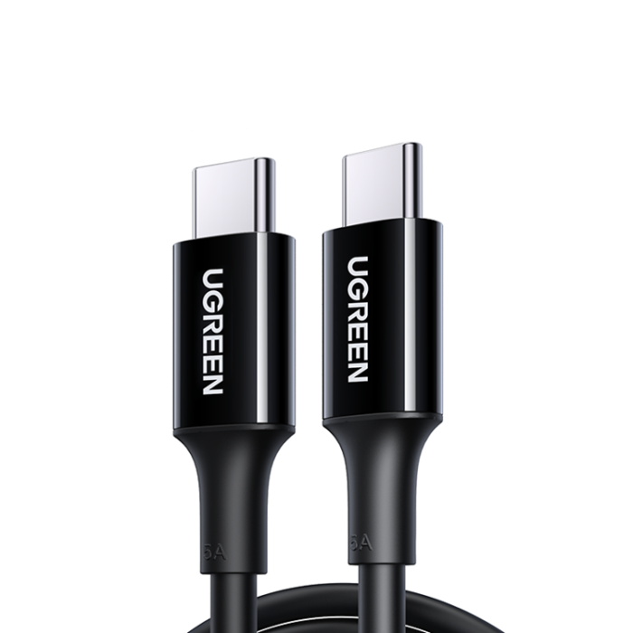 Ugreen - Ugreen US300 USB-C till USB-C kabel 480Mb/s 5A 2m - Svart
